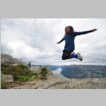 Flying Lady On Lyse Fjord